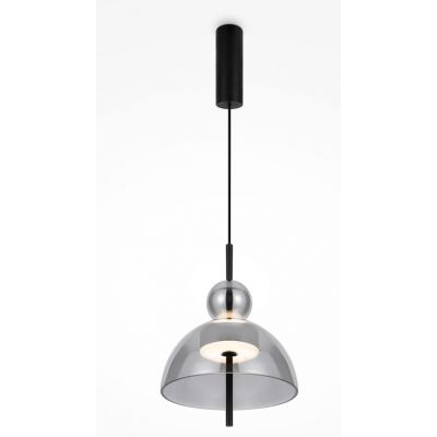 Maytoni Bangkok lampa wisząca 1x12 W czarna MOD185PL-L6B3K4