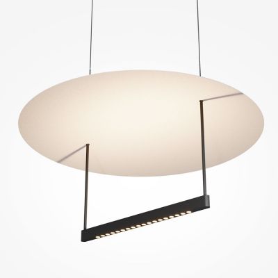 Maytoni Ambience lampa wisząca 1x30 W biała-czarna MOD280PL-L30B3K
