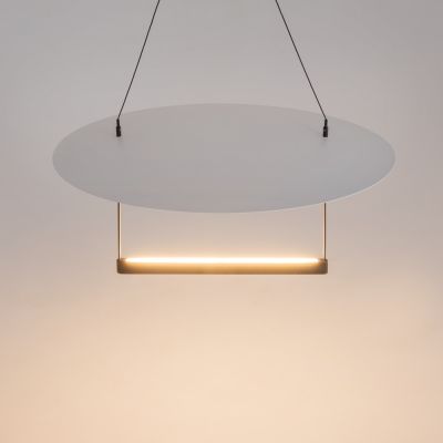 Maytoni Ambience lampa wisząca 1x30 W biała-czarna MOD280PL-L30B3K