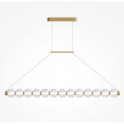Maytoni Amulet lampa wisząca 1x22 W przezroczysta-złota MOD555PL-L18G3K