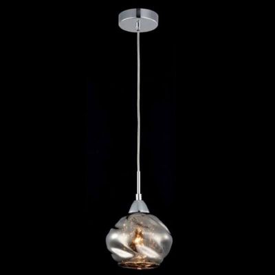 Maytoni Haze lampa wisząca 1x40W szara/przezroczysta P244-PL-01-N