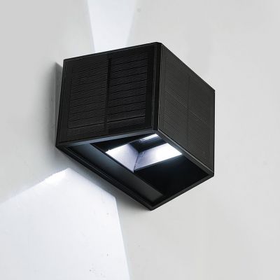 Milagro Wings kinkiet zewnętrzny 1x2W czarny EKO9098