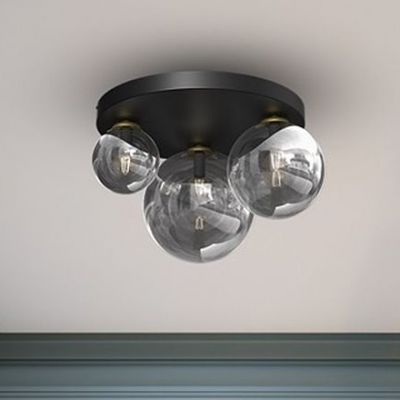 Milagro Reflex lampa podsufitowa 2x40W+1x60W czarny/złoty MLP8417