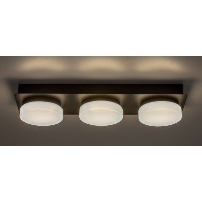 Rabalux Attichus lampa podsufitowa 3x6W LED czarny mat/biały 75003
