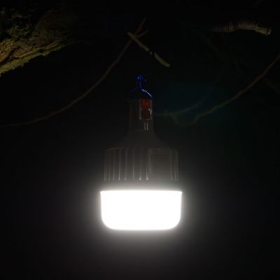 Milagro Bulb lampa ogrodowa przenośna 1x10 W biała-czarna EK1678