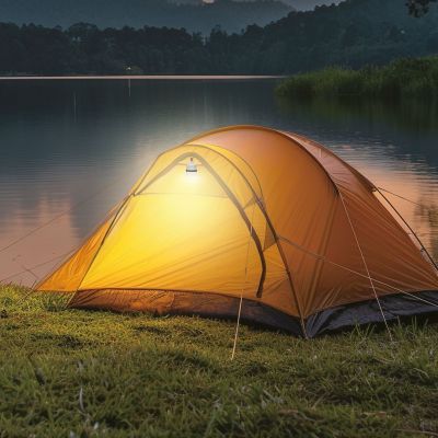 Milagro Bulb lampa ogrodowa przenośna 1x10 W biała-czarna EK1678