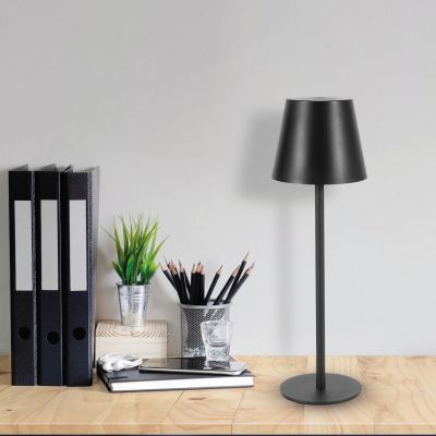 Milagro Virgin lampa biurkowa 1x3 W czarna EK1704