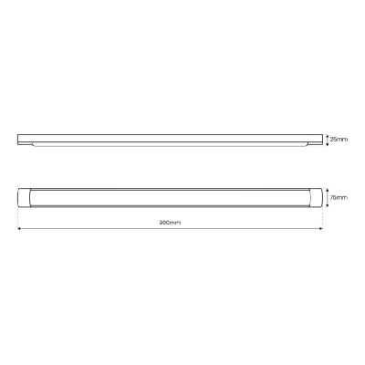 Milagro Batten lampa garażowa 27 W 90 cm EK9839