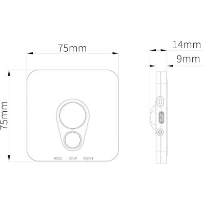 Milagro Stanley lampa przypodłogowa 1x3 W biała EKB1391