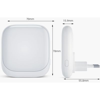 Milagro Pati lampa przypodłogowa 1x0,5 W biała EKW1439