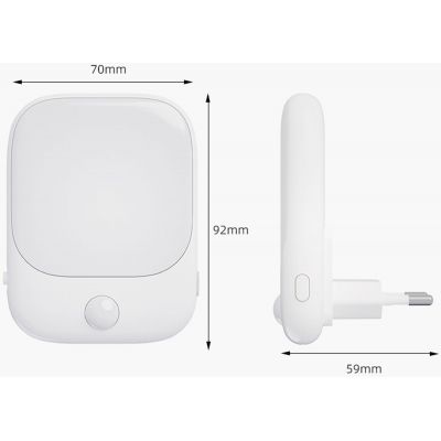 Milagro Pati lampa przypodłogowa 1x0,6 W biała EKW1440