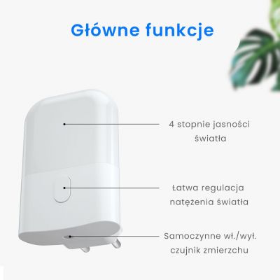 Milagro Kama lampa przypodłogowa 1x0,5 W biała EKW1441