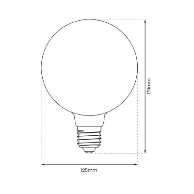 Milagro żarówka LED 1x6 W 2700 K E27 EKZF8016