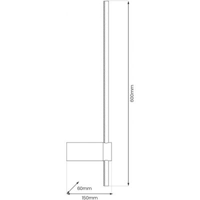 Milagro Vision kinkiet 1x4 W czarny ML1006