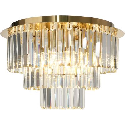 Milagro Milano lampa podsufitowa 6x40 W złota-kryształ ML1023