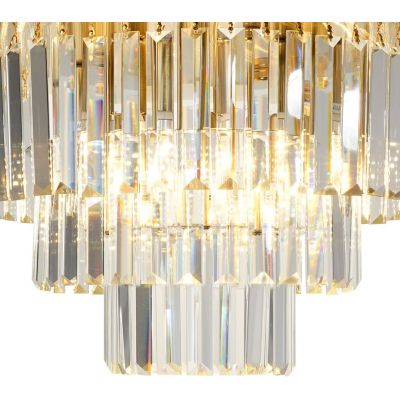 Milagro Milano lampa podsufitowa 6x40 W złota-kryształ ML1023