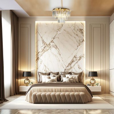 Milagro Milano lampa podsufitowa 6x40 W złota-kryształ ML1023