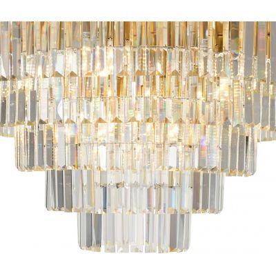 Milagro Milano lampa podsufitowa 12x40 W złota-kryształ ML1025