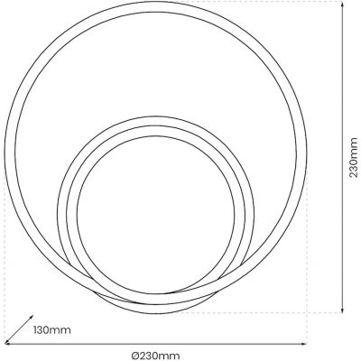 Milagro Lucero kinkiet 1x13 W chrom ML1051