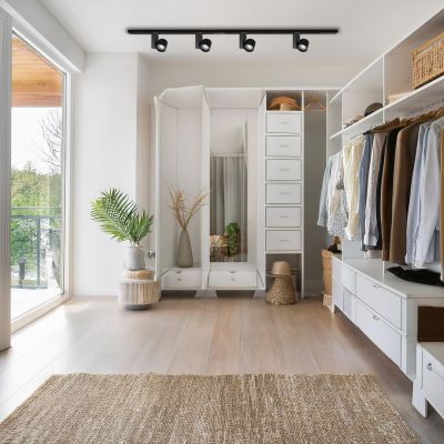 Milagro Ojo lampa do szynoprzewodów 1x35 W czarny ML1109