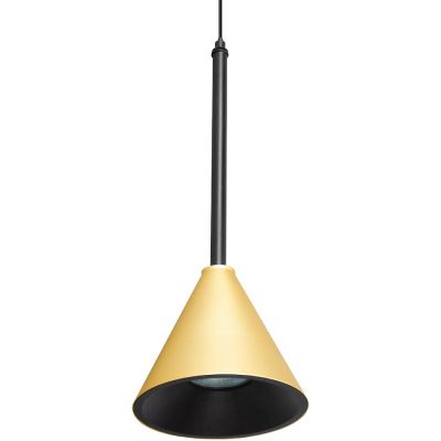 Milagro Cone lampa wisząca 1x10 W czarna-złota ML1124
