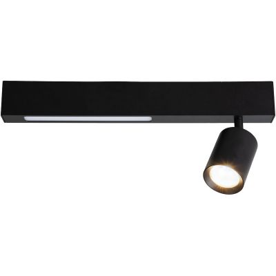 Milagro Magnet lampa podsufitowa 1x5 W czarna ML1130