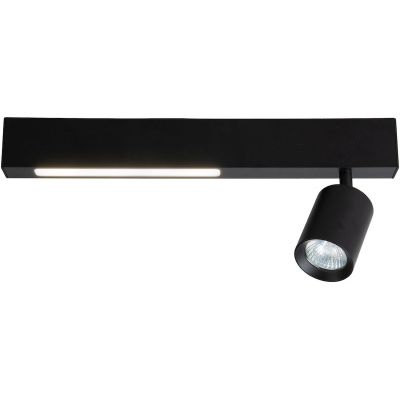 Milagro Magnet lampa podsufitowa 1x5 W czarna ML1130