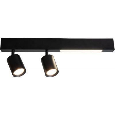 Milagro Magnet lampa podsufitowa 2x5 W czarna ML1132