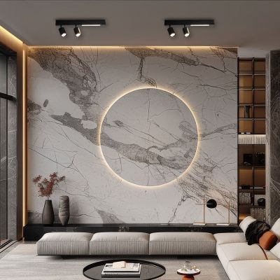 Milagro Magnet lampa podsufitowa 2x5 W czarna ML1132