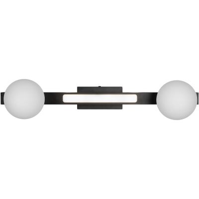 Milagro Magnet lampa podsufitowa 2x13 W czarna ML1136