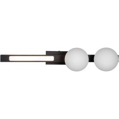 Milagro Magnet lampa podsufitowa 2x13 W czarna ML1138