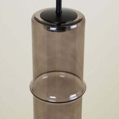 Milagro Bato lampa wisząca 1x4 W czarna-brązowa ML1395