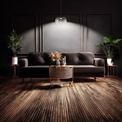 Milagro Vaso lampa wisząca 1x4 W czarna-przydymiona ML1397