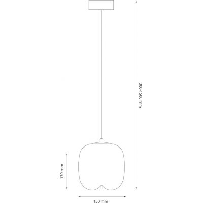 Milagro Vaso lampa wisząca 1x4 W biała ML1401