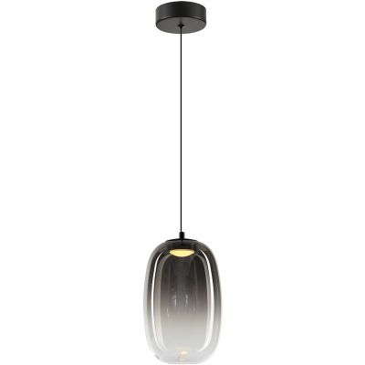 Milagro Vaso lampa wisząca 1x4 W czarna-przydymiona ML1403
