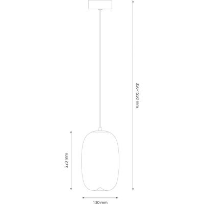 Milagro Vaso lampa wisząca 1x4 W biała ML1404
