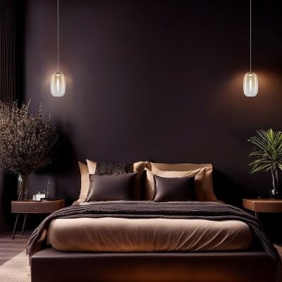 Milagro Vaso lampa wisząca 1x4 W złota-bursztynowa ML1405