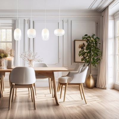 Milagro Vaso lampa wisząca 4x15 W biała ML1406