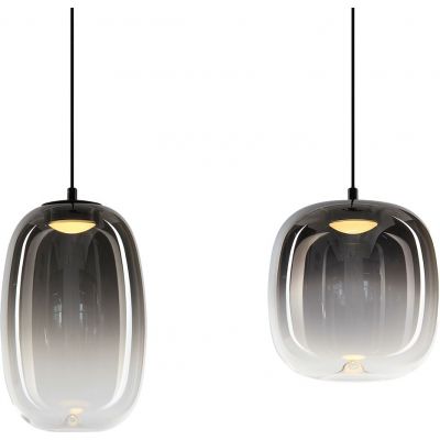 Milagro Vaso lampa wisząca 4x15 W czarna-przydymiona ML1407