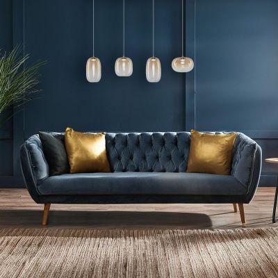 Milagro Vaso lampa wisząca 4x15 W złota-bursztynowa ML1408