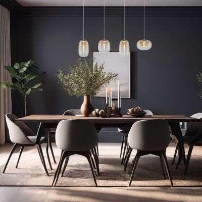 Milagro Vaso lampa wisząca 4x15 W złota-bursztynowa ML1408