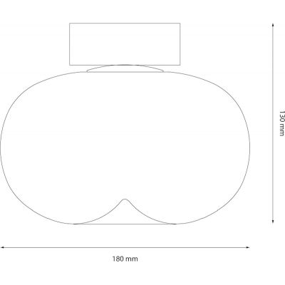 Milagro Vaso lampa podsufitowa 1x4 W biała ML1410