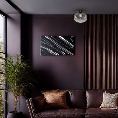 Milagro Vaso lampa podsufitowa 1x4 W czarna-przydymiona ML1409