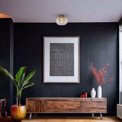 Milagro Vaso lampa podsufitowa 1x4 W złota-bursztynowa ML1411