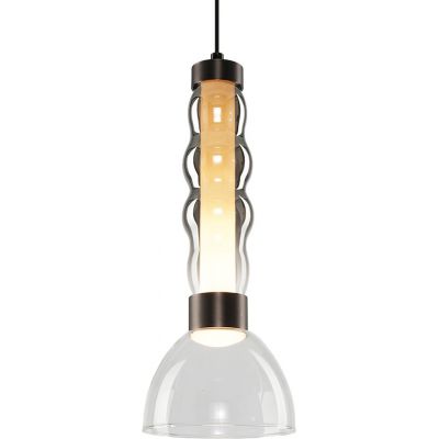 Milagro Lucco lampa wisząca 1x13 W przydymiona-bursztynowa ML1417