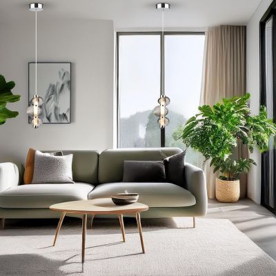 Milagro Bolla lampa wisząca 1x12 W przydymiona ML1425