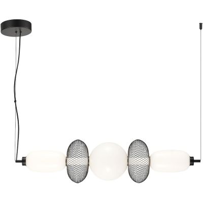 Milagro Arame lampa wisząca 1x32 W biała-czarna ML1434