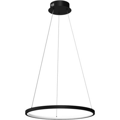 Milagro Hoop lampa wisząca 1x27 W czarna ML1541