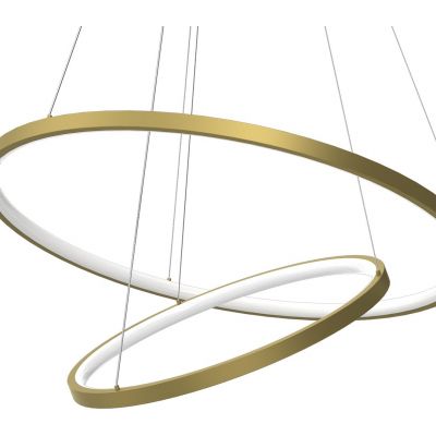 Milagro Hoop lampa wisząca 1x51 W złota ML1546