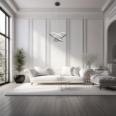 Milagro Empoli lampa wisząca 1x55 W czarna ML1573